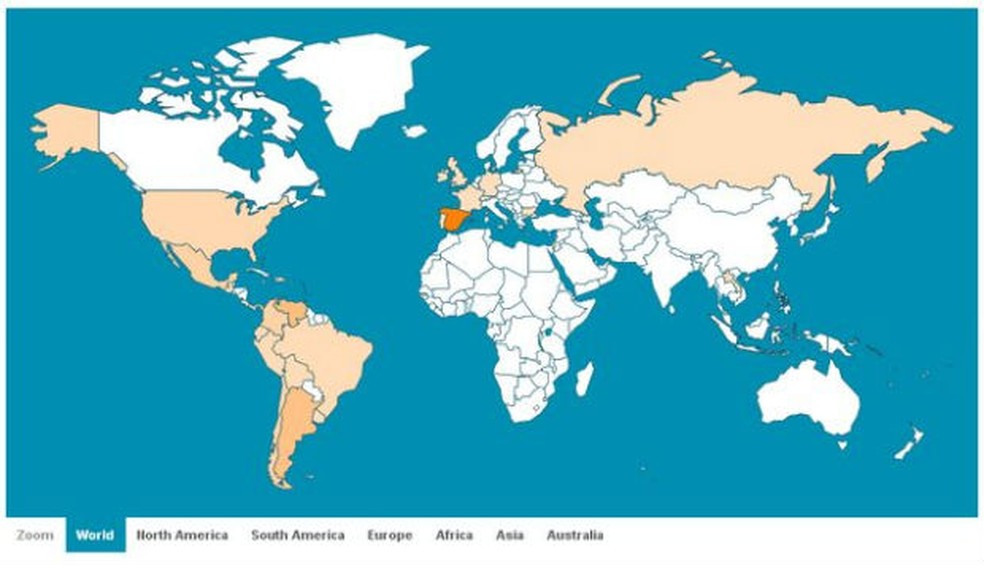 Visão  O mapa mundo que aprendemos na escola é uma farsa