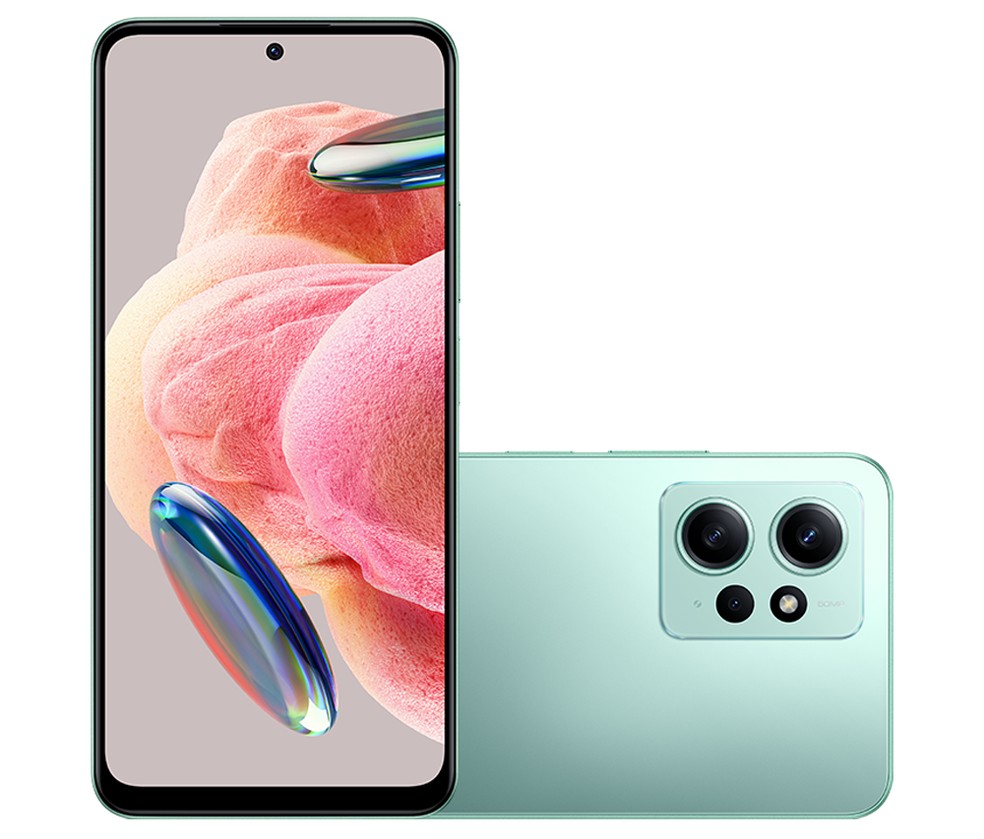 Redmi Note 12 na cor azul — Foto: Divulgação/Xiaomi