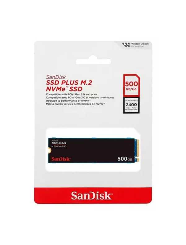 SSD Sandisk Plus 500 GB SDSSDA3N-500G-G26