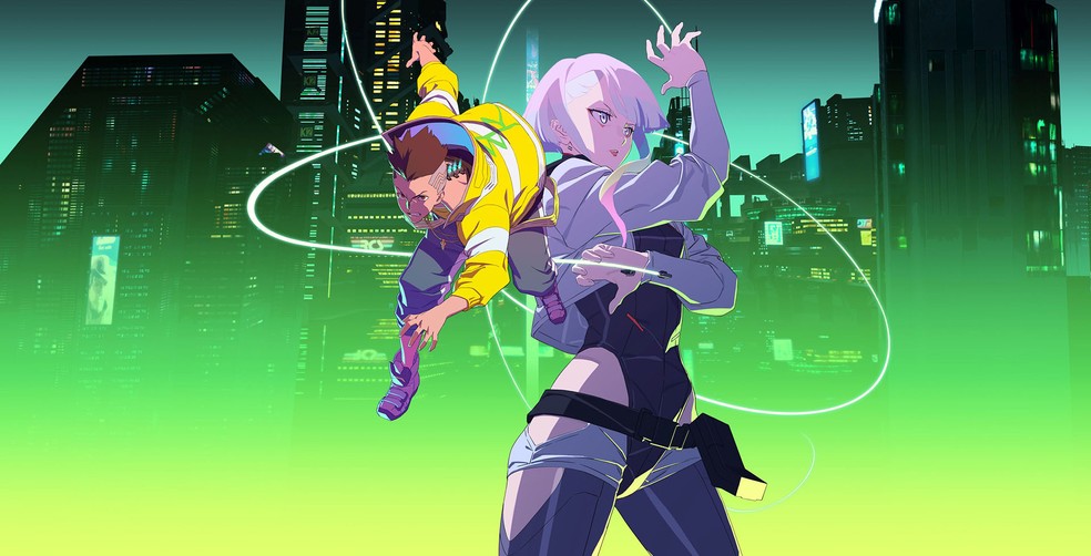 O anime Cyberpunk: Edgerunners é baseado no videogame Cyberpunk 2077 — Foto: Divulgação/Netflix