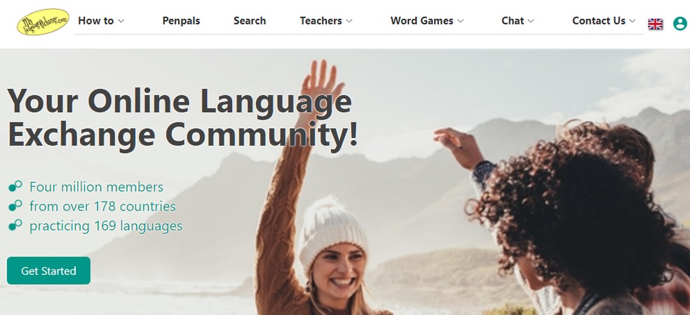 Plataforma conecta estudantes e usuários nativos para aprender novos idiomas — Foto: Reprodução/MyLanguageExchange