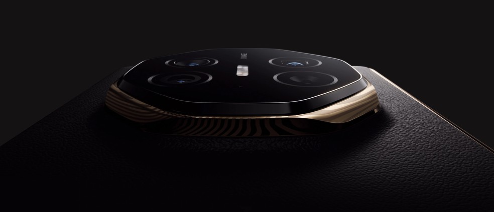 Câmeras do Huawei Mate XT em foco — Foto: Divulgação/Huawei