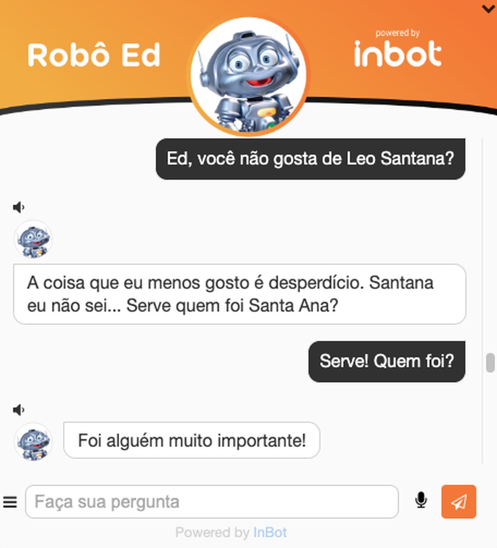 ChatGPT brasileiro? Criado há quase 20 anos, Robô Ed já foi sensação na  internet e responde perguntas sobre vários assuntos, Tecnologia