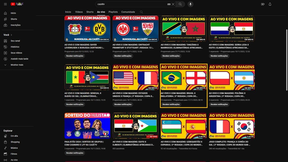 Copa do Mundo Sub-17 de futebol: onde assistir o torneio ao vivo