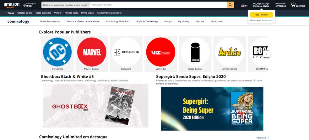  Reprodução/ComiXology