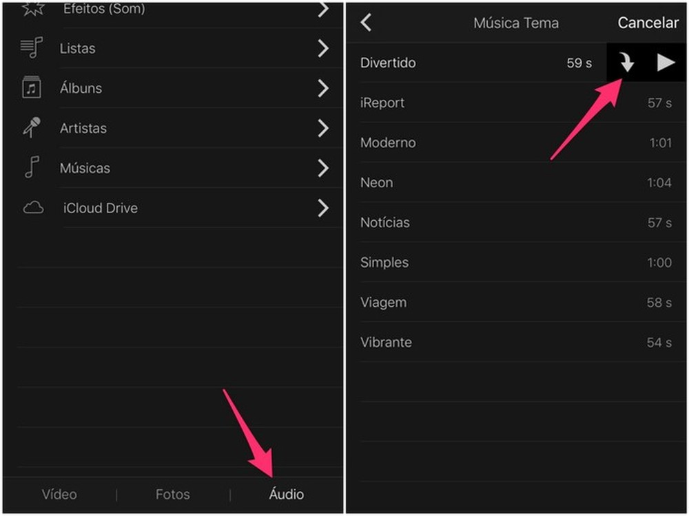 iMovie no iPhone como usar o app de edição de vídeos no celular