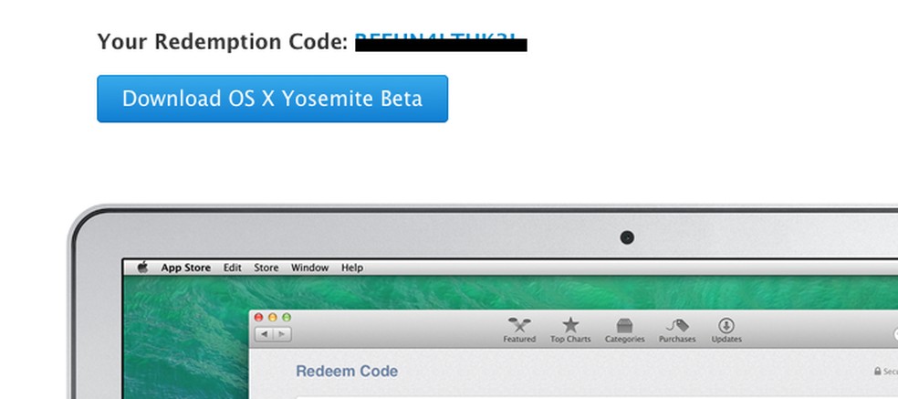 Iniciando o download do OS X Yosemite Beta (Foto: Reprodução/Edivaldo Brito) — Foto: TechTudo