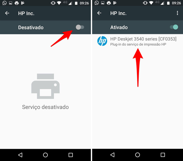 Como imprimir arquivos na impressora HP Deskjet 3540 pelo celular