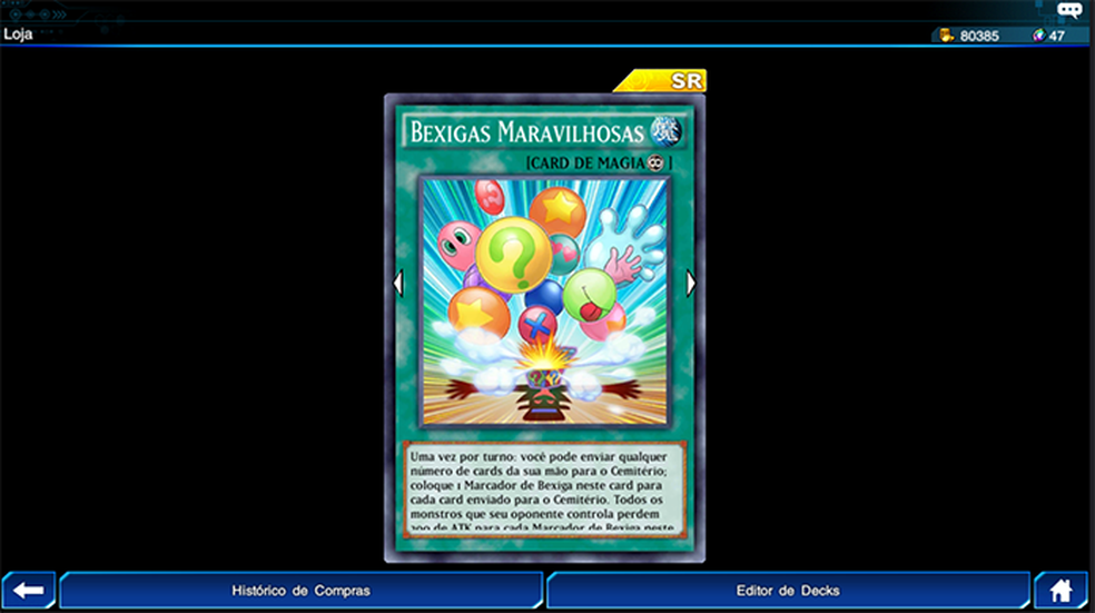 As bexigas são capazes de virar jogos em Yu-Gi-Oh! Duel Links (Foto: Reprodução/Murilo Molina) — Foto: TechTudo