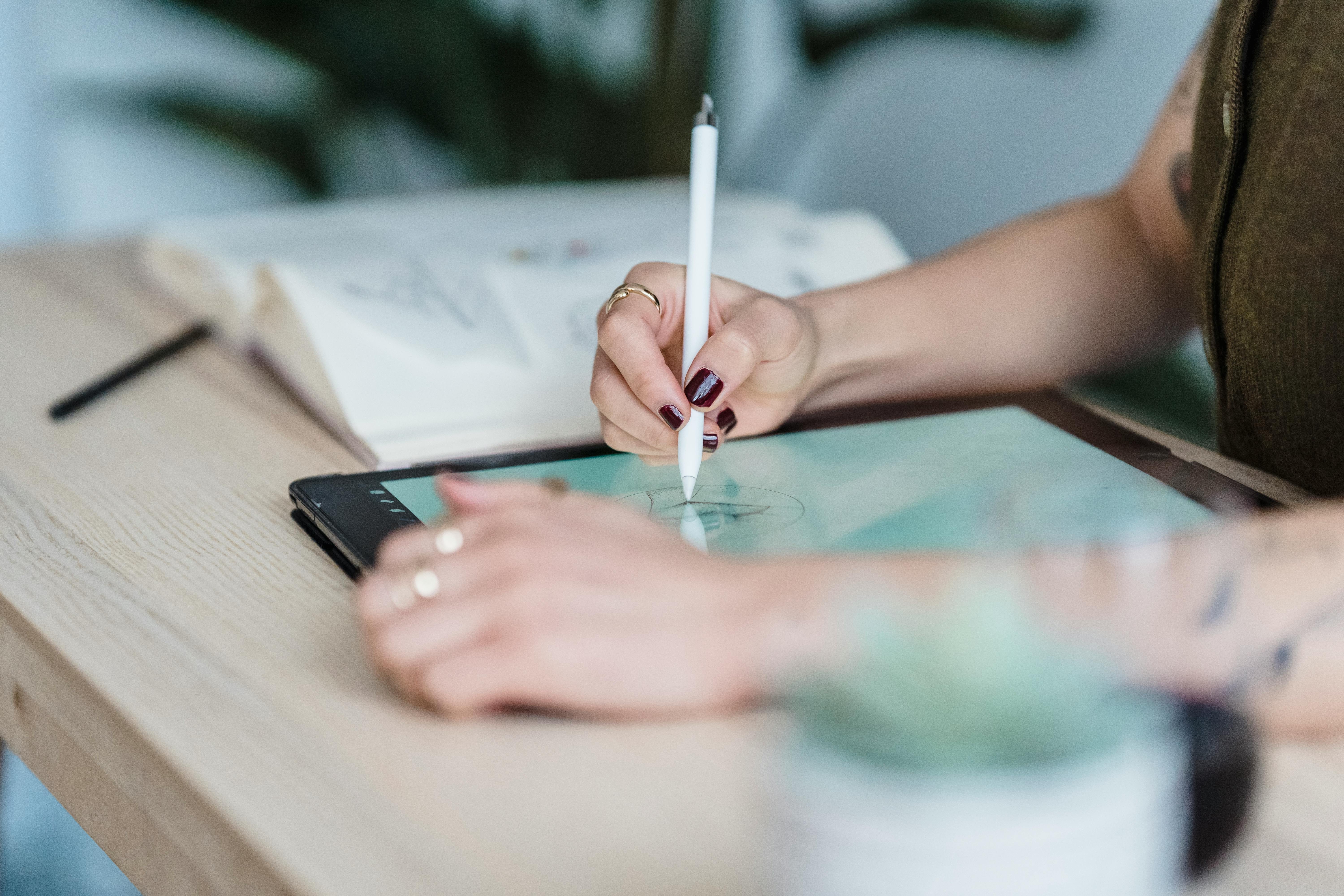 6 tablets com rejeição de palma para desenhar e escrever com precisão