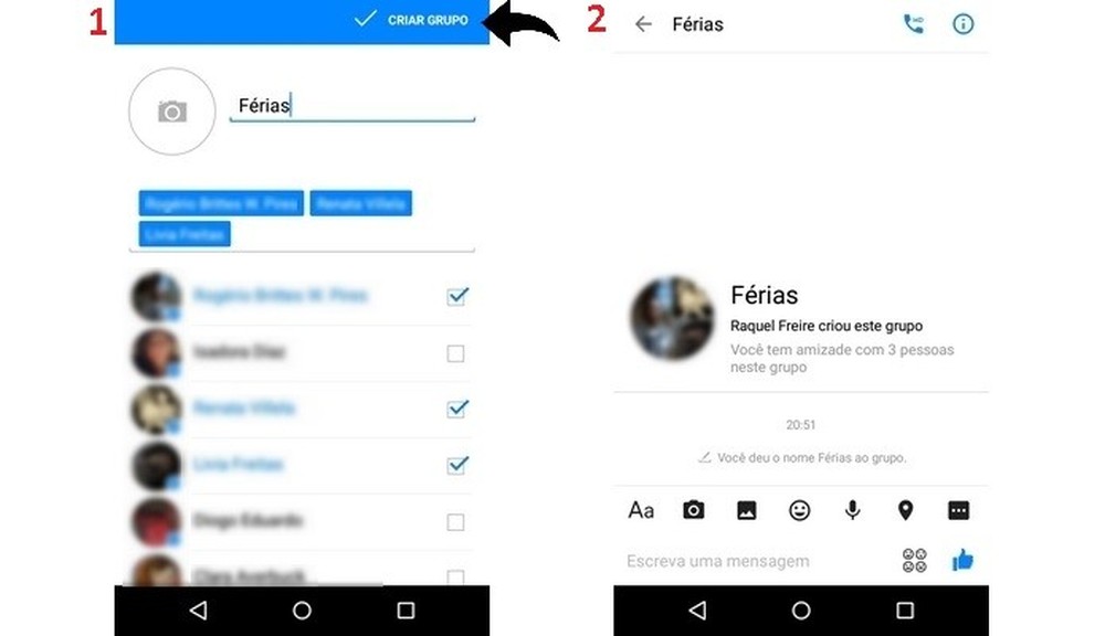 Como criar atalho para os chats em grupo favoritos no Facebook Messenger