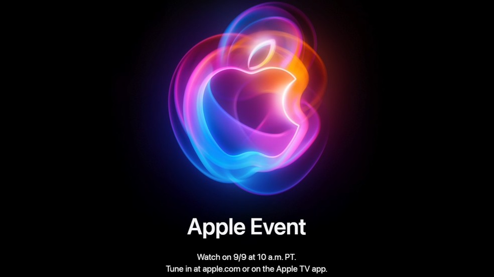 Official announcement of the It's Glowtime event on Apple's website - Image: Reproduction/Apple