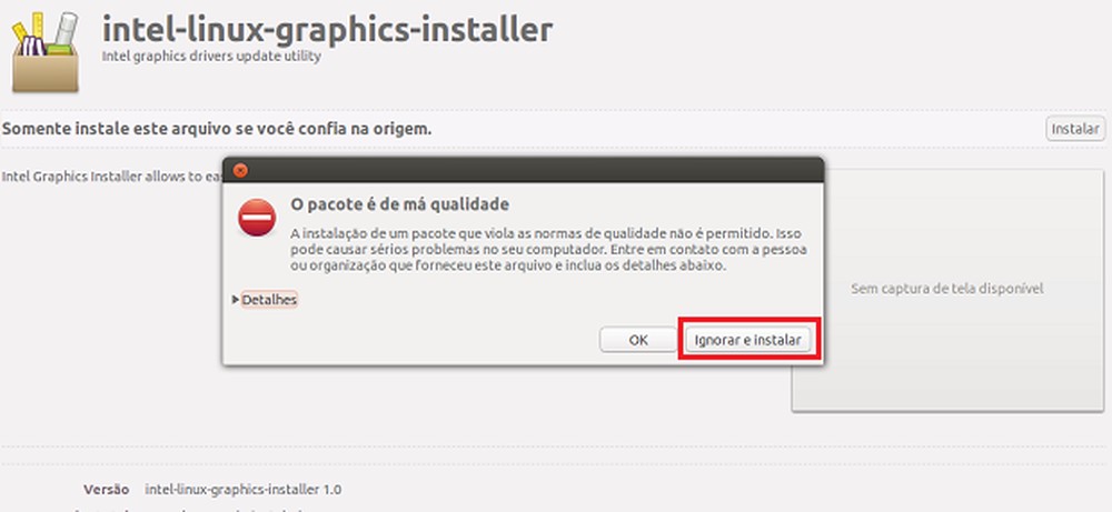 Como instalar driver de video no Linux com o Intel Graphics Installer?