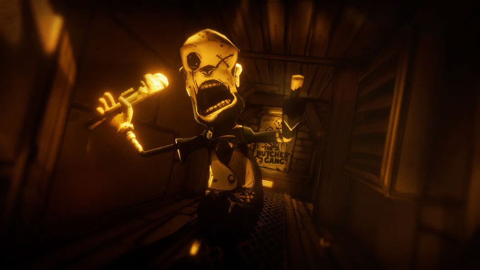 O popular game de terror Bendy and the Ink Machine é um dos jogos vendidos no site Game Jolt — Foto: Reprodução/Game Jolt