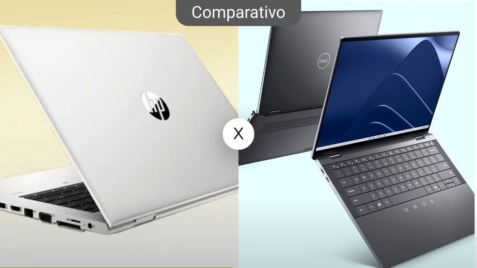 Notebook Dell ou HP? Veja qual é a melhor opção para uso casual e gamer — Foto: Arte/TechTudo