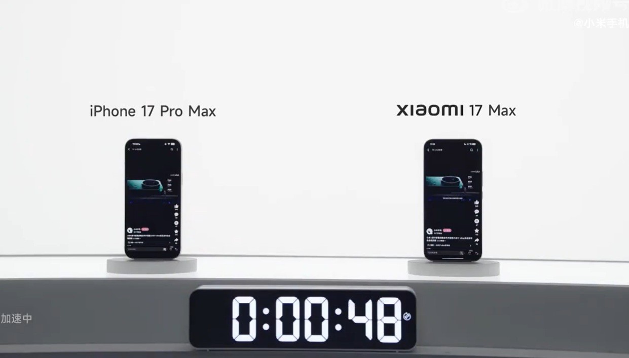 Xiaomi 17 Max humilha iPhone 17 Pro Max em teste de bateria; veja vídeo