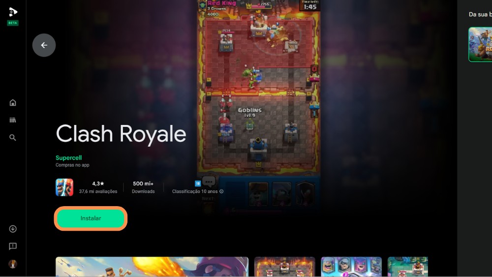 Como jogar jogos de celular no PC via Google Play