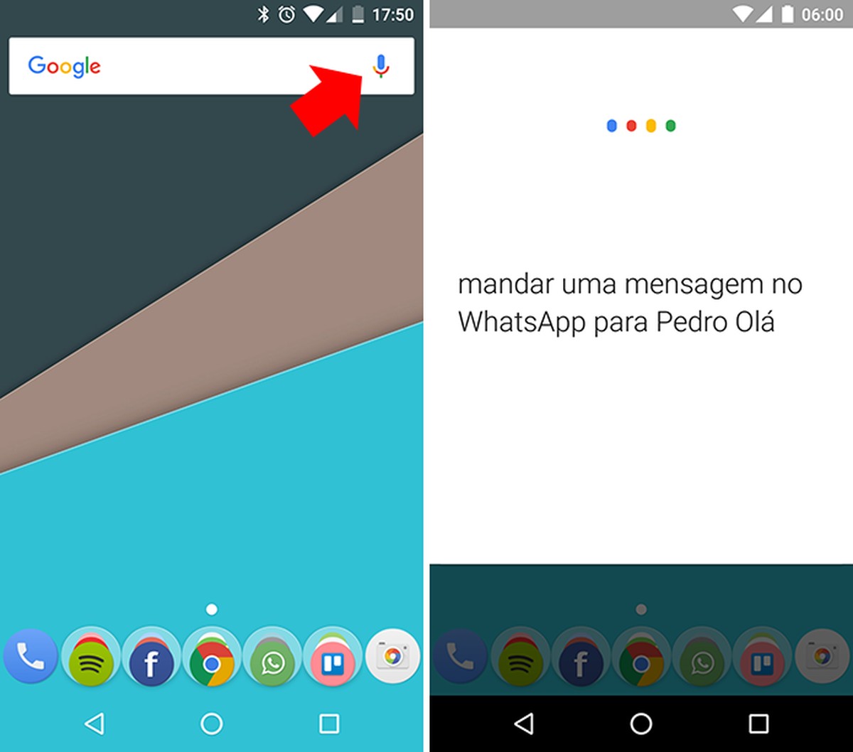 Como mandar mensagem no WhatsApp usando comando de voz