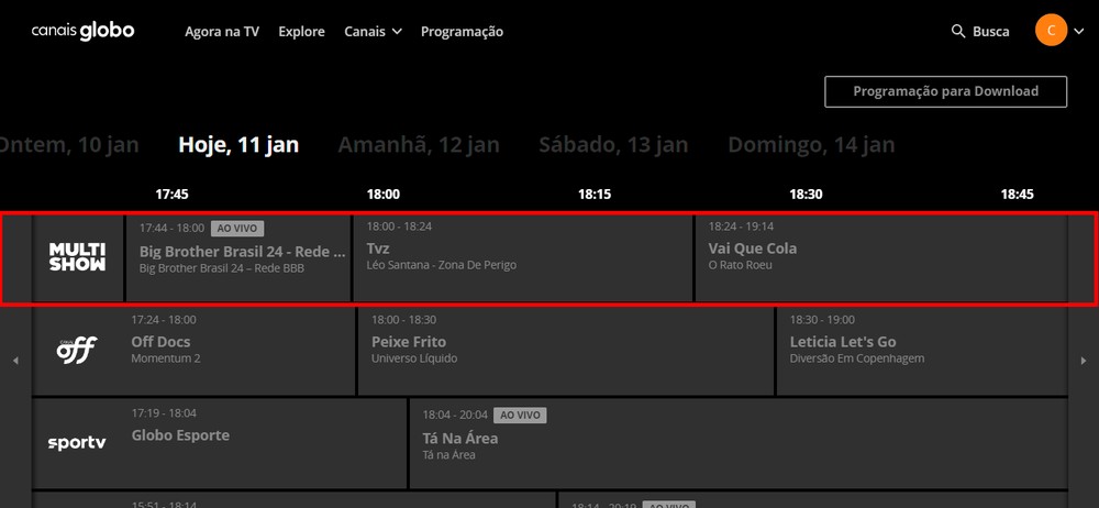 Que horas começa o BBB 24 hoje? Saiba como ver horários da Globo