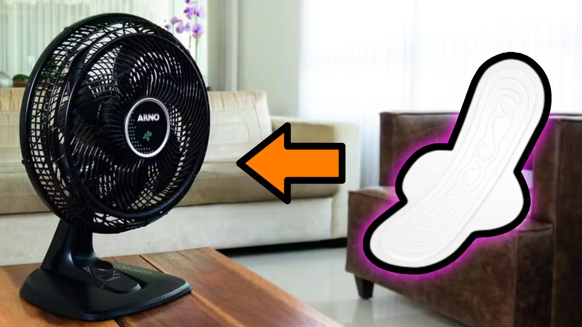 Truque com absorvente transforma ventilador em difusor de aromas; aprenda