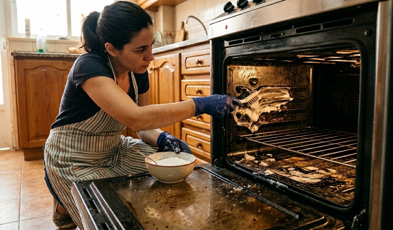 Como usar percarbonato de sódio para limpar o forno? Veja passo a passo