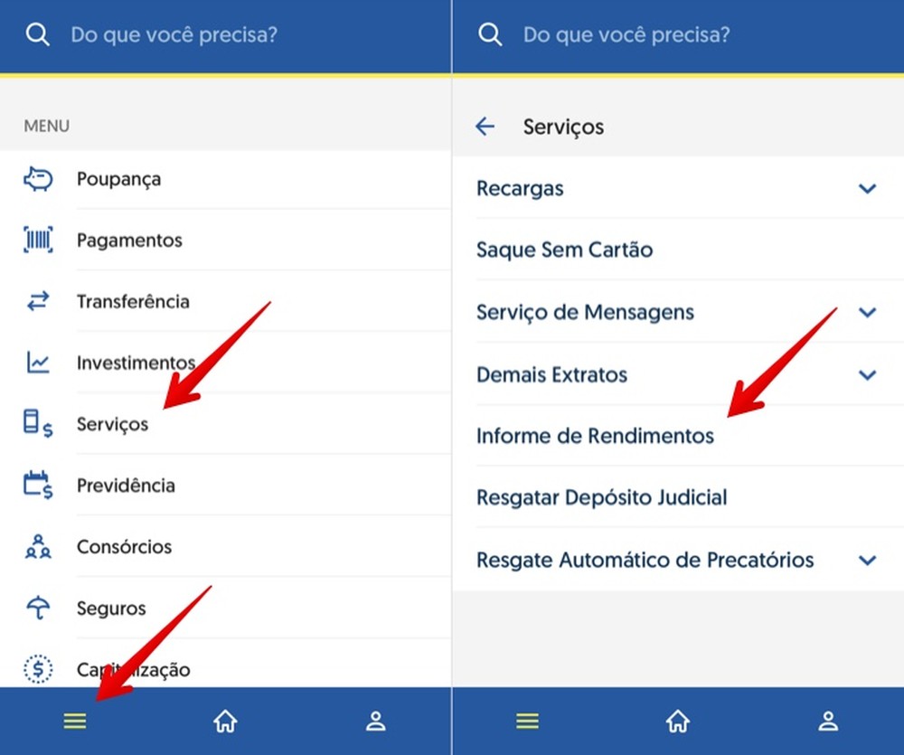 Como baixar Informe de Rendimentos 2019 no Banco do Brasil pelo celular