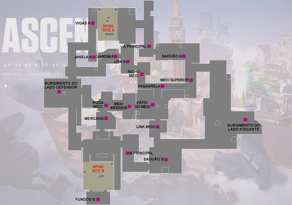 Ascent Map: Interactive Valorant Guides and Callouts
