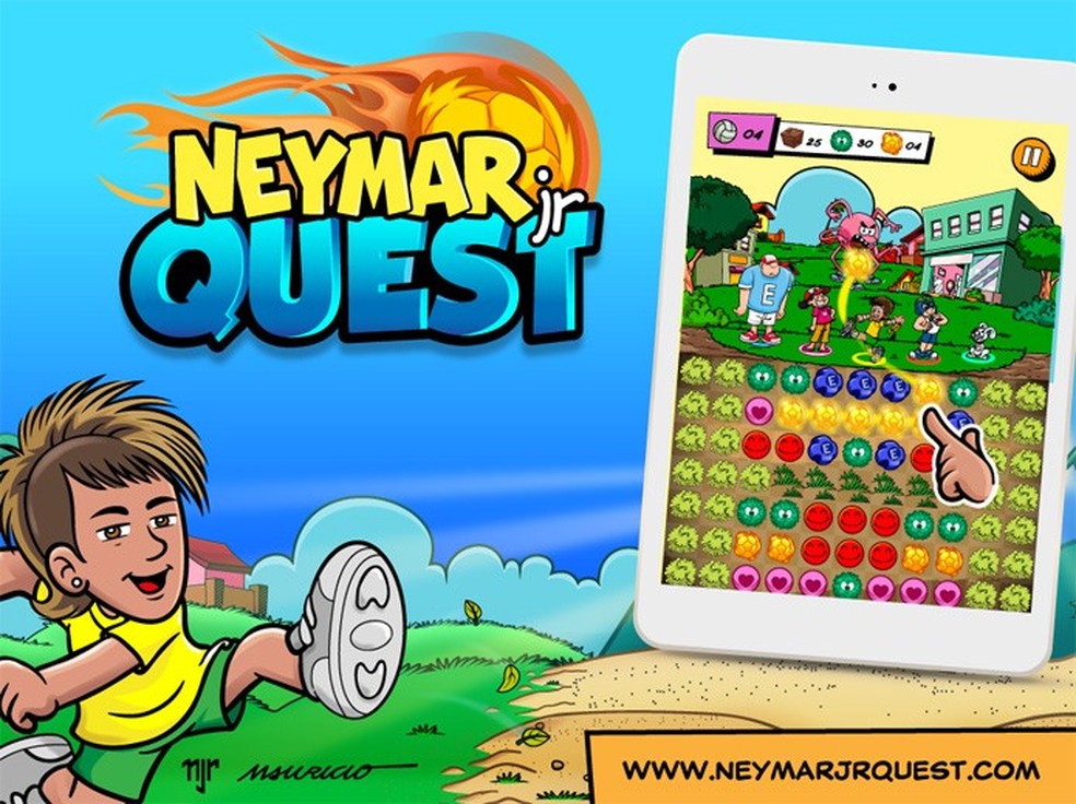 Neymar Jr. Quest trará o craque em quebra-cabeça para iOS e Android