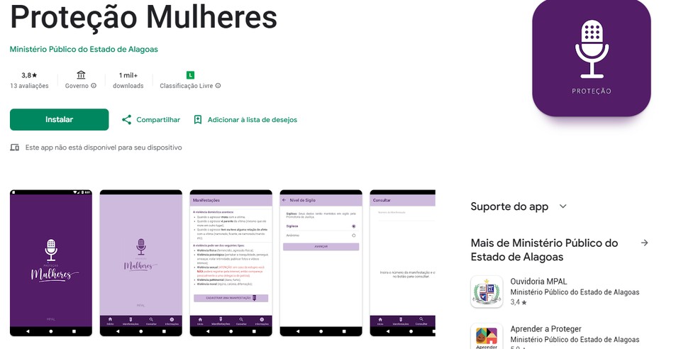  Reprodução/Google Play Store