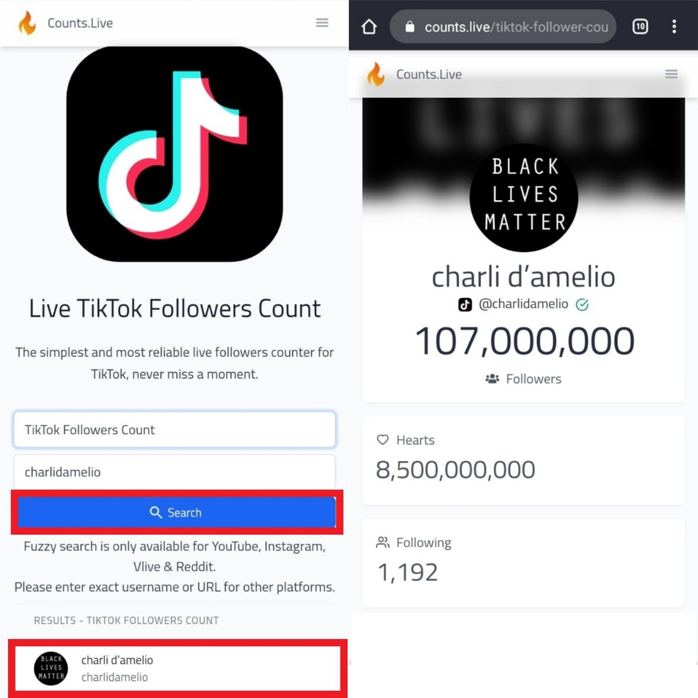 Livecounts on X: UPDATE: the Instagram and Twitter live follower
