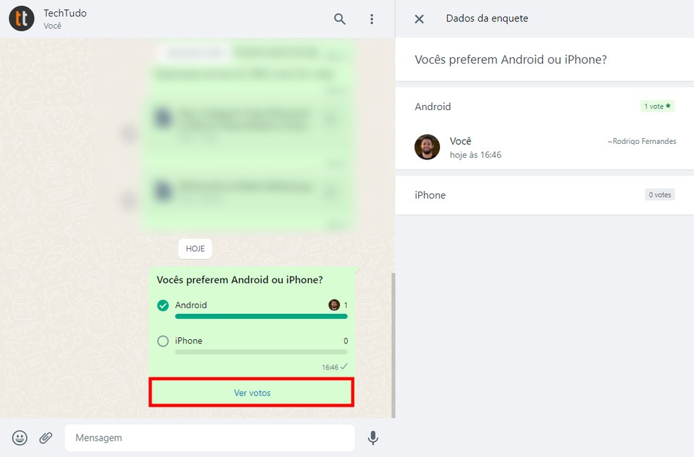 Como fazer enquete no WhatsApp em poucos passos - TecMundo