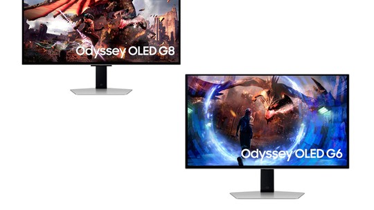 Samsung lança monitores gamer Odyssey OLED G8 e G6 com tela de até 360 Hz