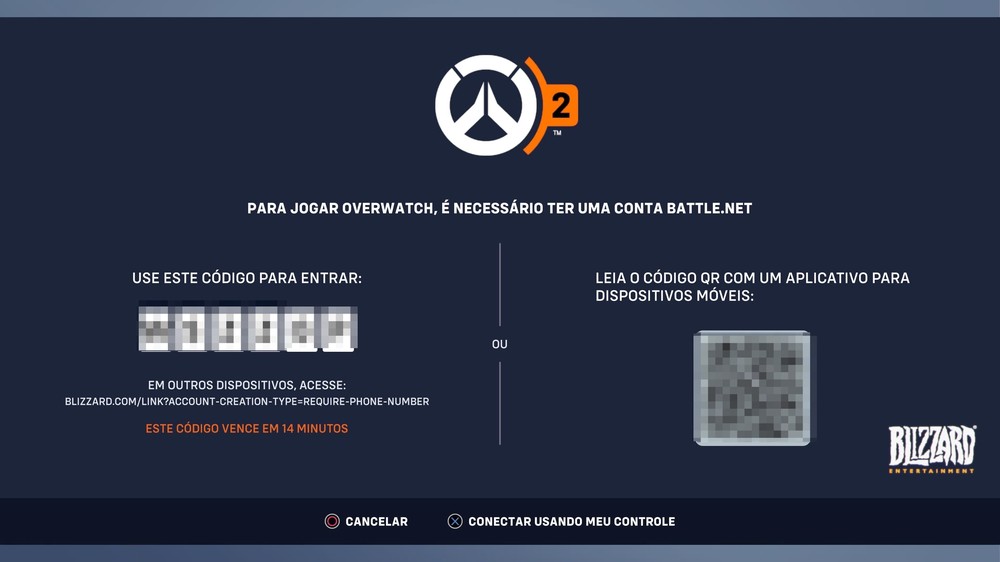 Como vincular conta no Overwatch 2