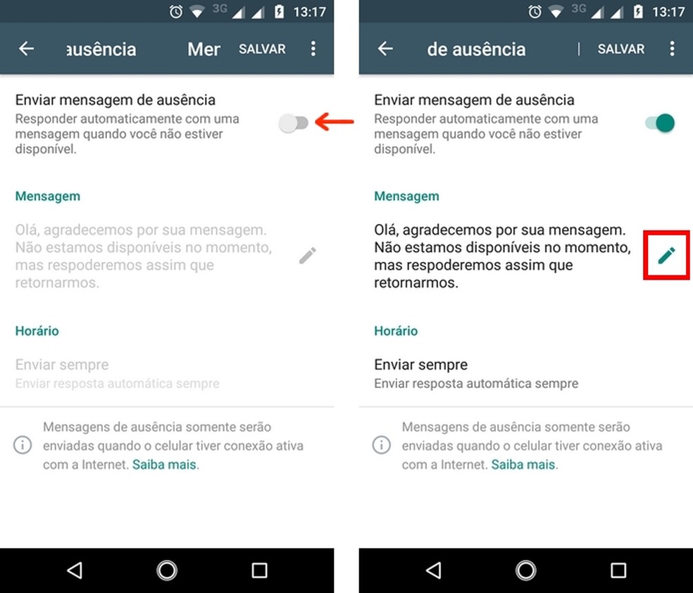 Mensagem De Ausencia Whatsapp Business