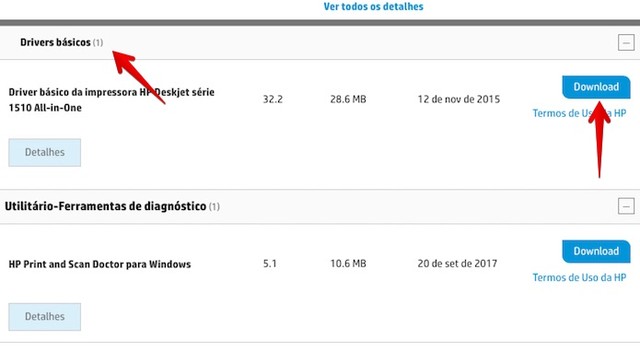 HP Deskjet 1516: como fazer download e instalar o driver da impressora