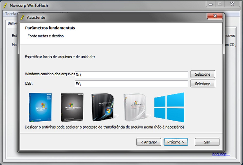 Como usar o WinToFlash