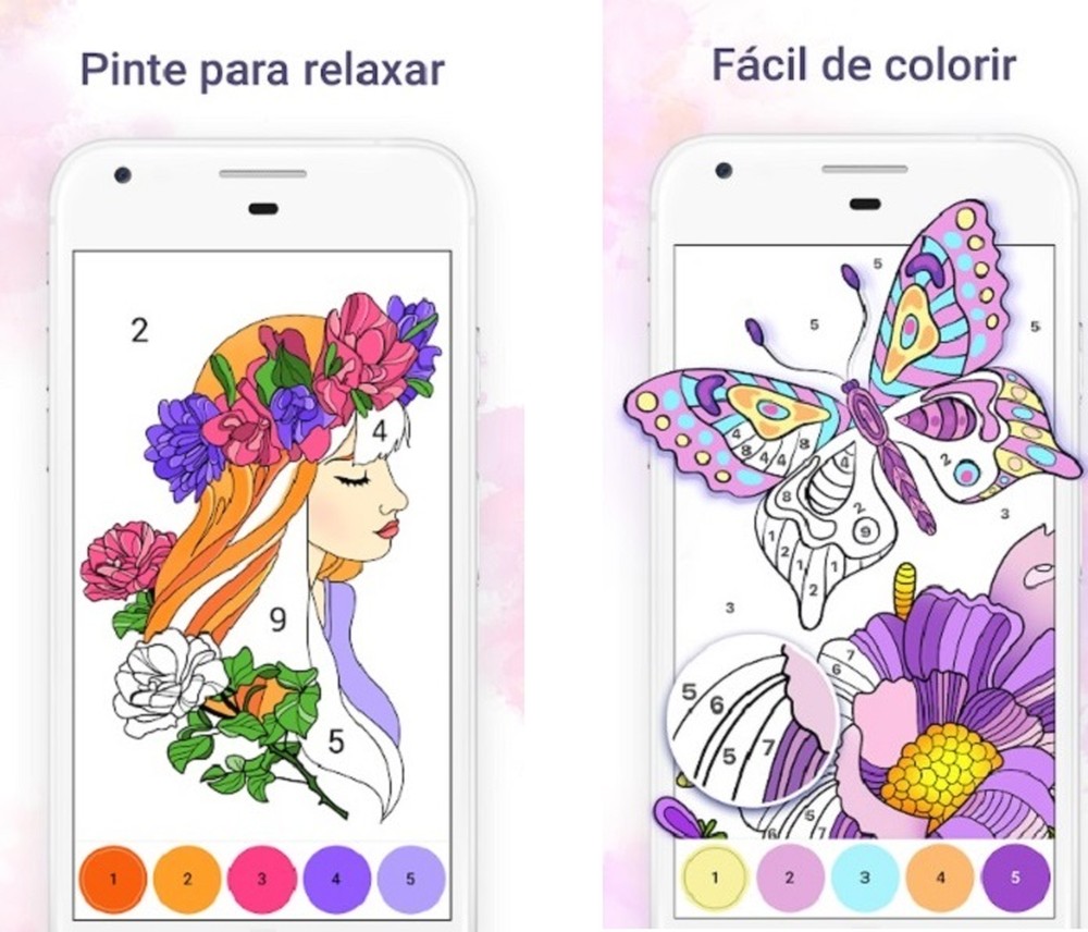 Cinco jogos de pintar online para celulares Android e iPhone