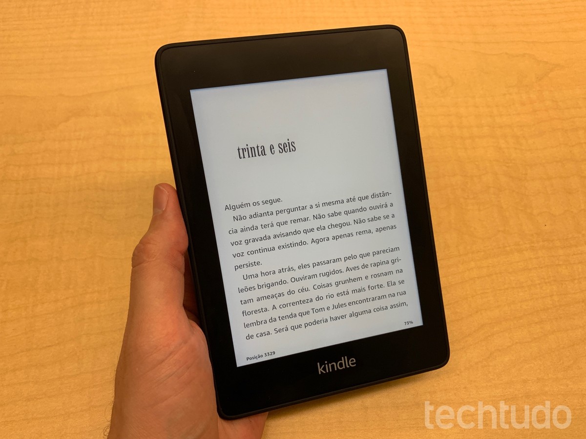 traz Kindle Paperwhite 2018 ao Brasil: e-reader é resistente à água