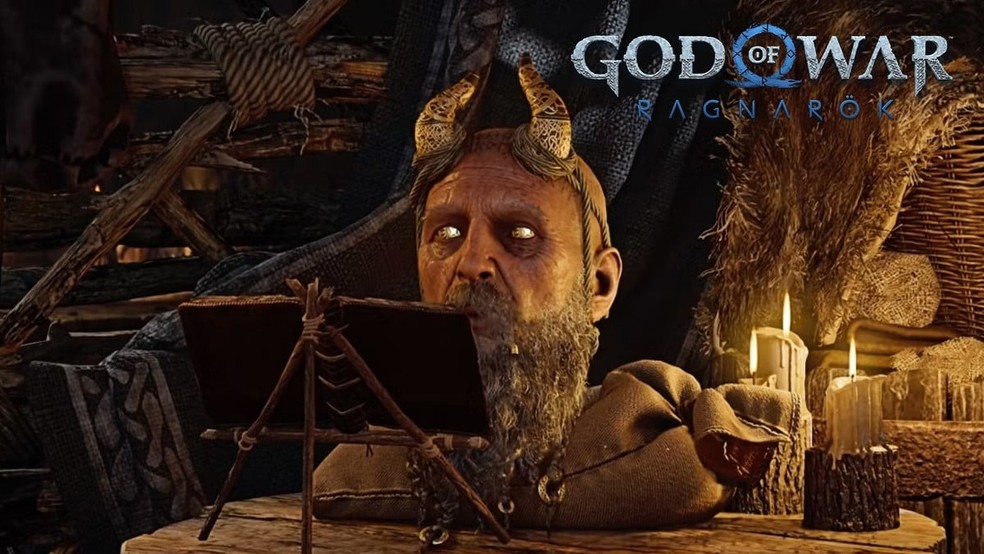 Mimir de God of War é um dos coadjuvantes marcantes dos jogos — Foto: Divulgação/Sony