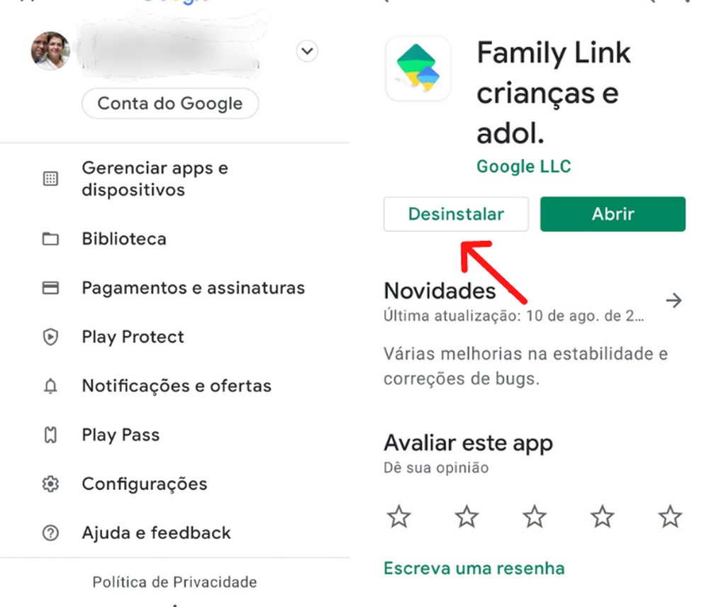 Como desinstalar o Family Link do celular e remover o controle de pais