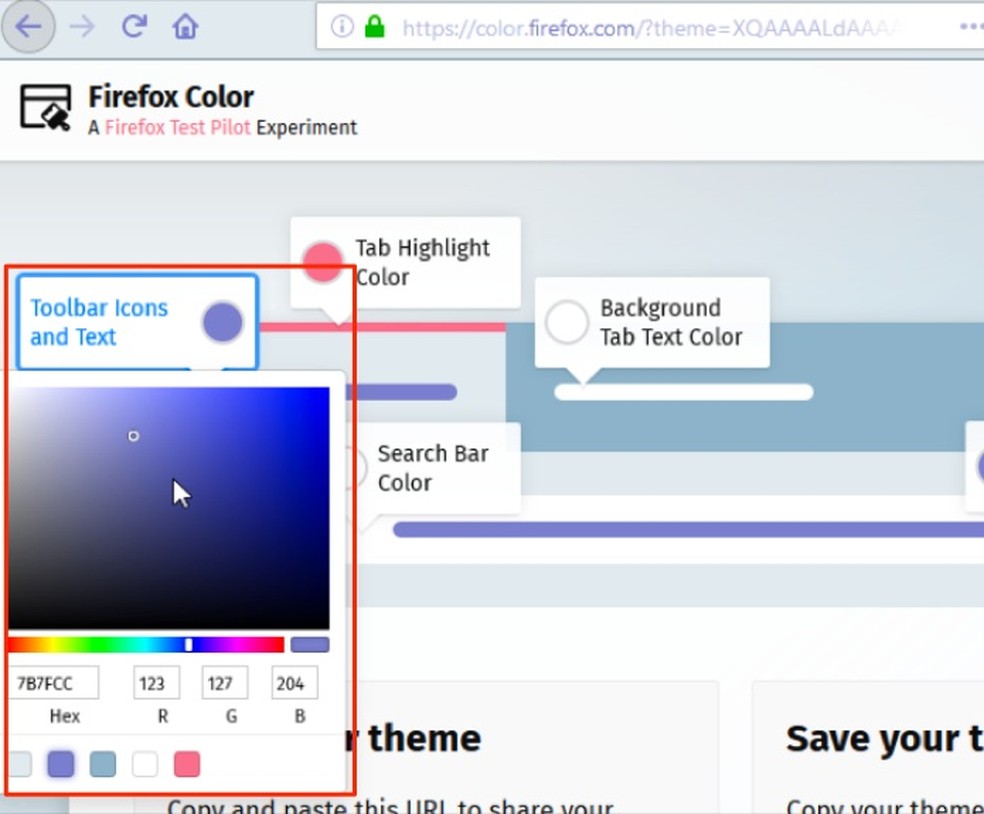 Firefox: como mudar a cor do nagevador