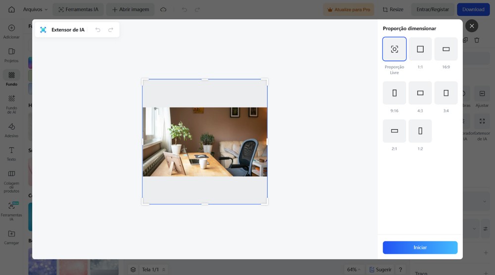 6 sites para expandir imagem com IA sem perder qualidade