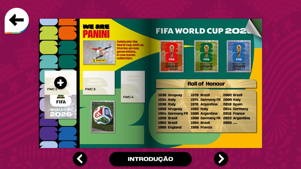  Reprodução/FIFA Panini Collection