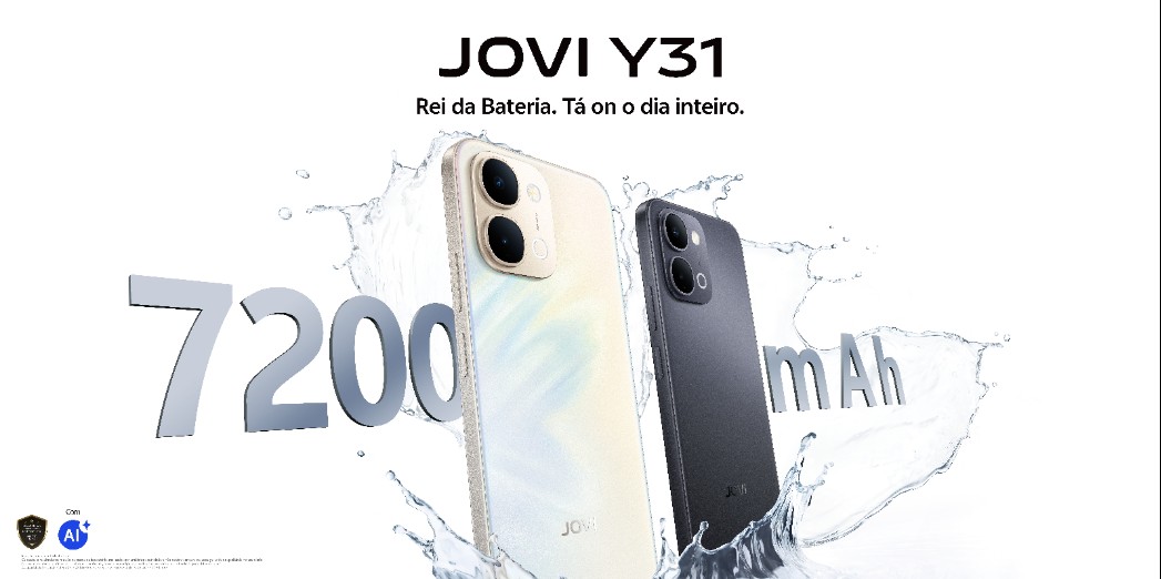 JOVI Y31: celular barato chega com bateria de 7.200 mAh e super-resistência