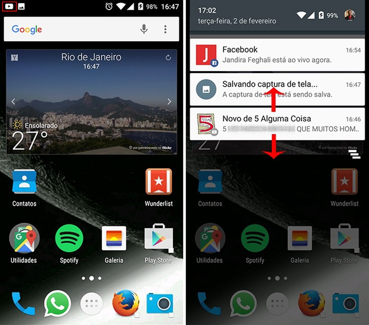 Como enviar vídeos do YouTube para as notificações do celular Android