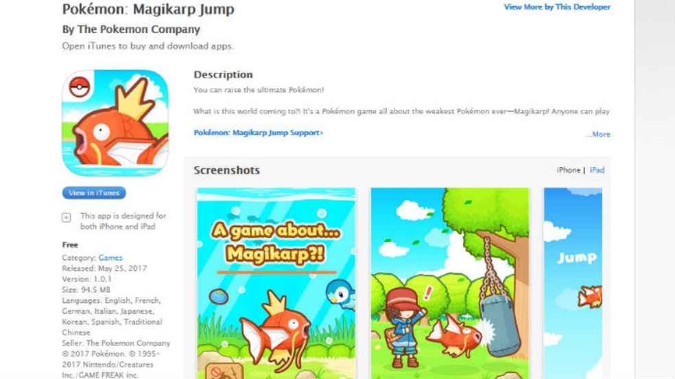 Como baixar e jogar Pokémon Magikarp Jump grátis para celulares