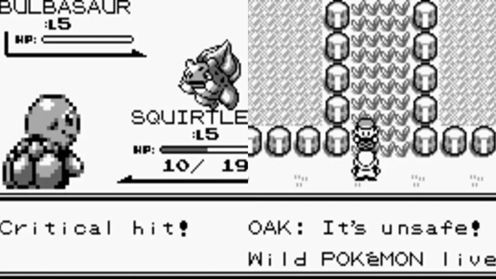 Pokémon Red & Blue foram os maiores fenômenos do Game Boy junto com Tetris — Foto: Reprodução/Nintendo