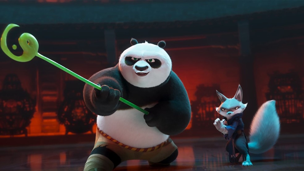 Embora não esteja no mesmo patamar que os três primeiros filmes, Kung Fu Panda 4 conseguiu boas colocações entre o público e crítica — Foto: Reprodução/The Movie Database
