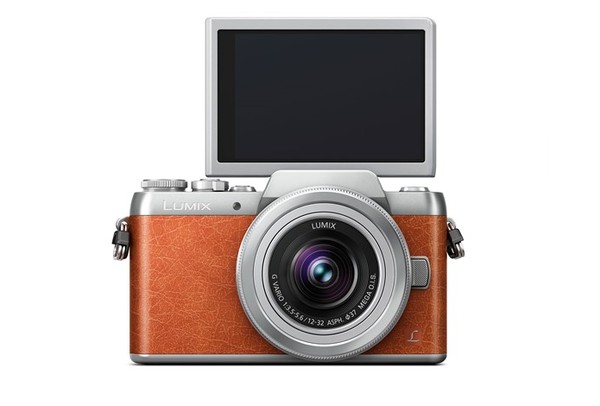 【Yu】Panasonic LUMIX ミラーレスDMC-G Nova câmera Lumix DMC-GF8 da Panasonic é feita para tirar selfies