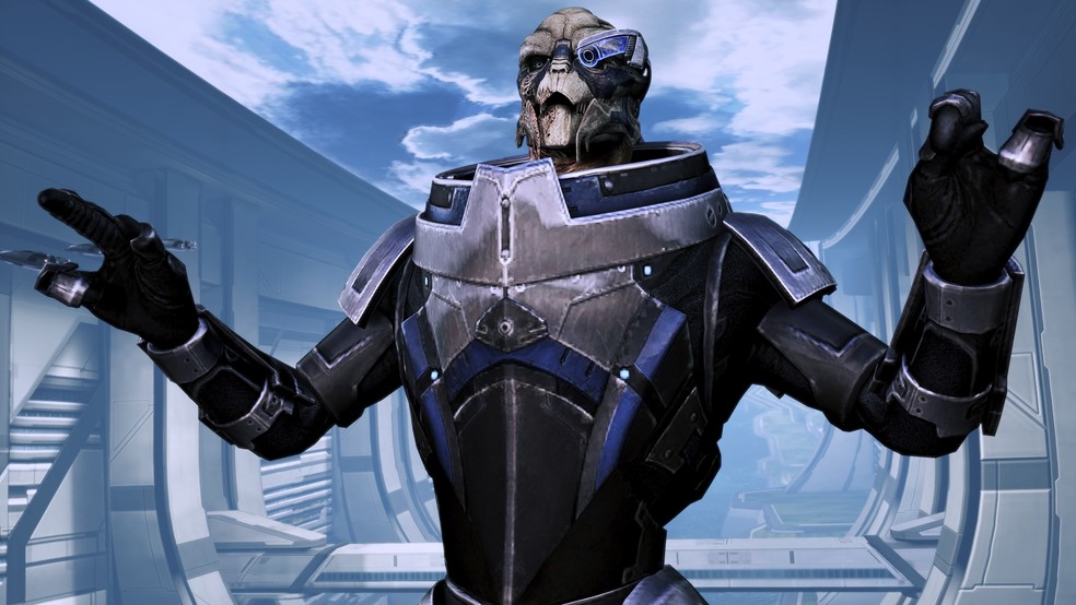 Garrus é o atirador em Mass Effect — Foto: Divulgação/EA